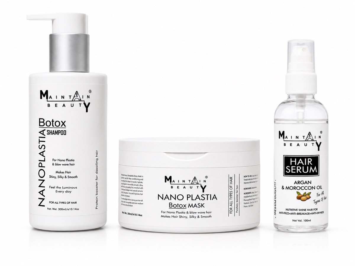 Hair Care Combo — Shampoo, Serum & Mask (3-Pack)
